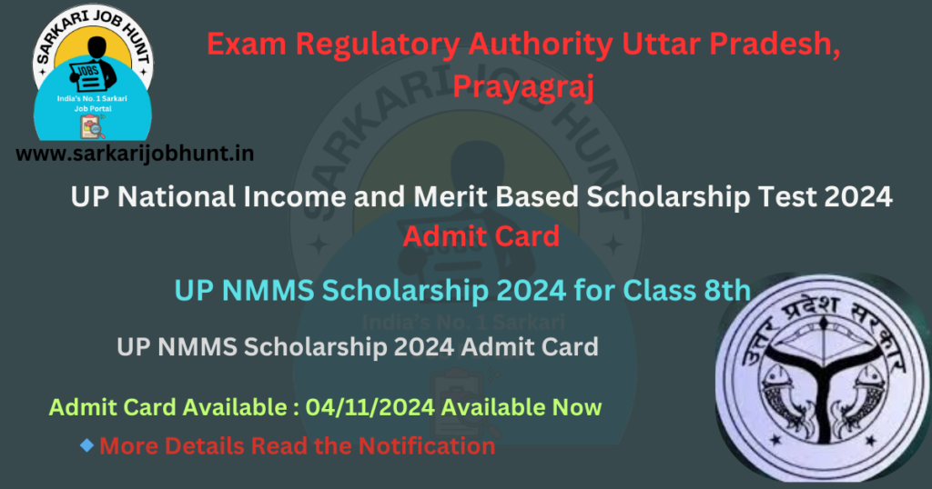 UP NMMS Scholarship 2024 Admit Card